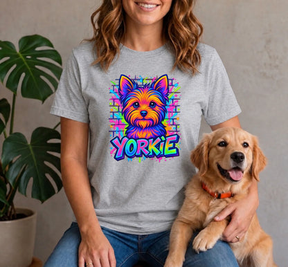 Graffiti Yorkie Shirt