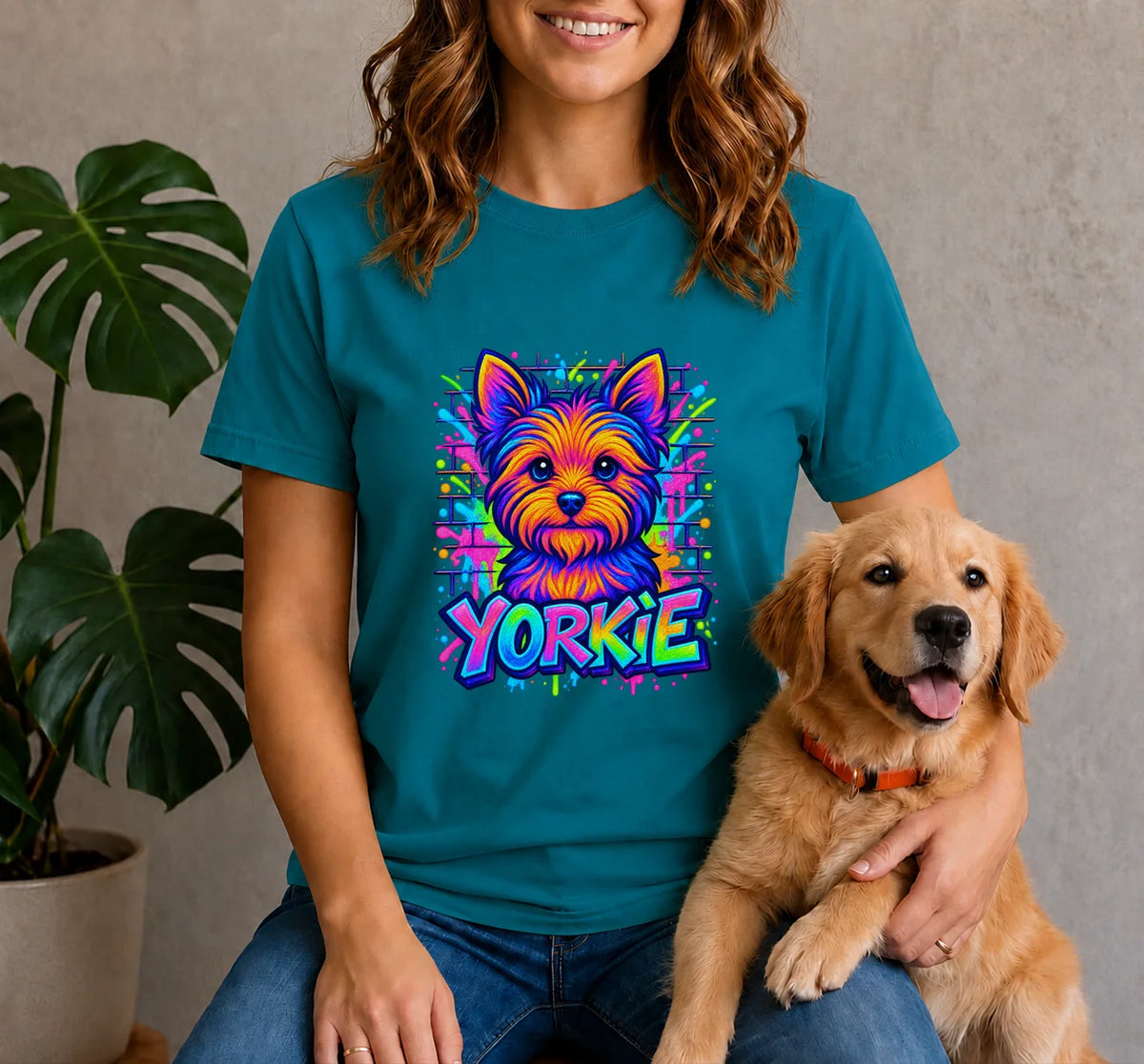 Graffiti Yorkie Shirt