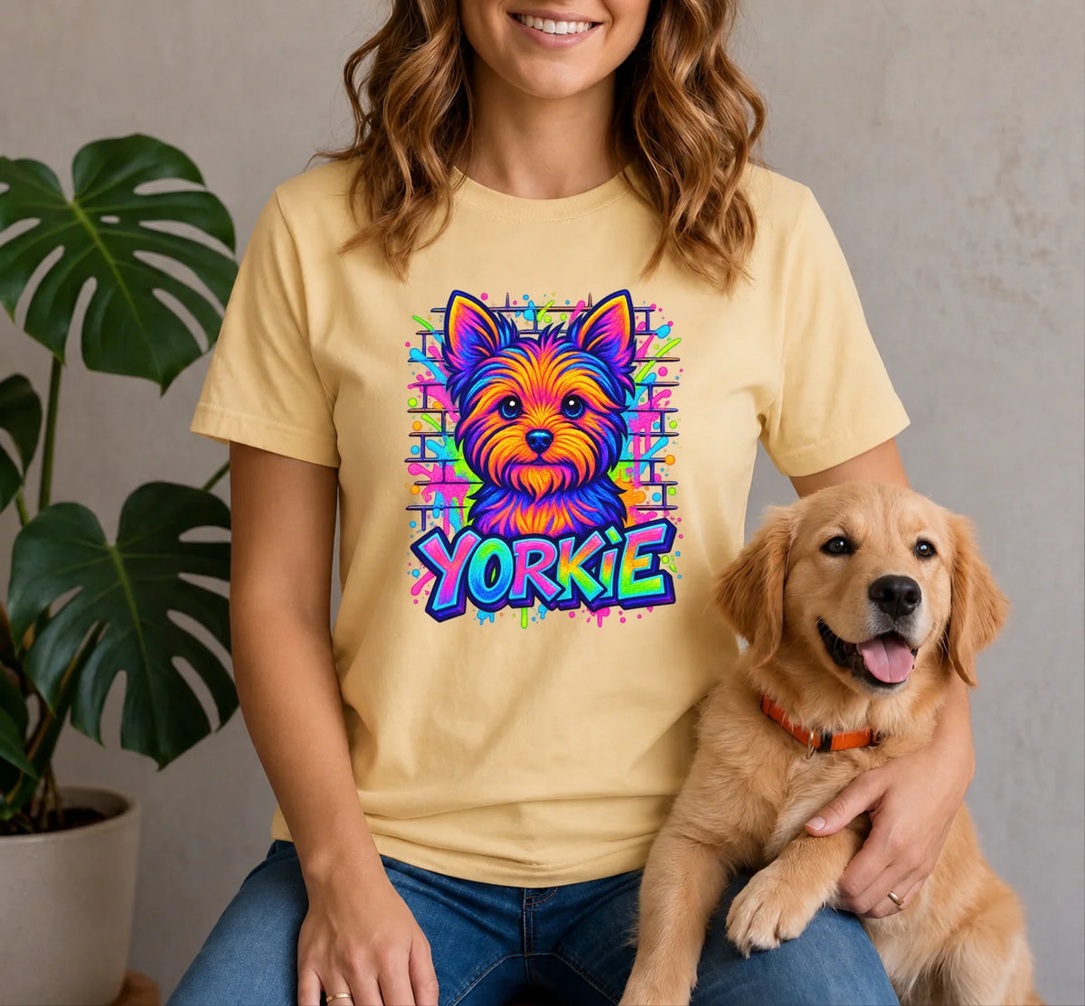 Graffiti Yorkie Shirt