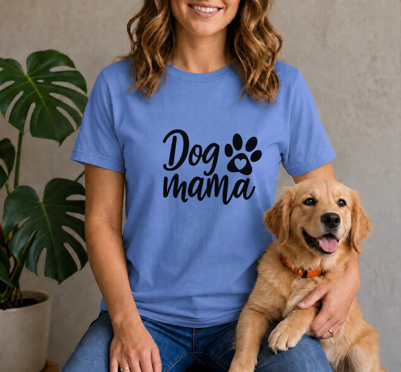 Dog Mama Heart Paw Shirt