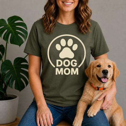 Dog Mom Circle Shirt