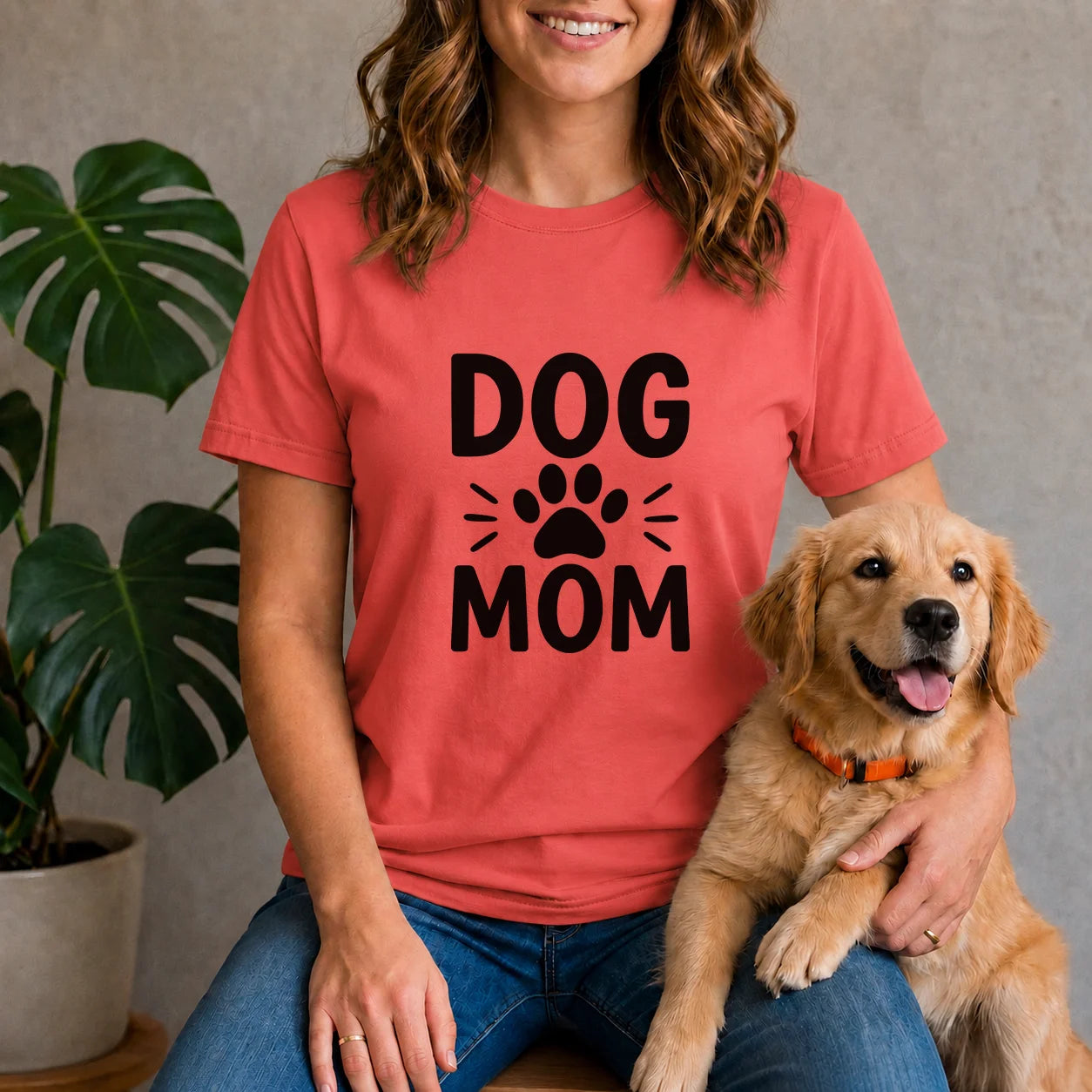 Dog Mom Paw Shirt