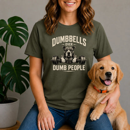 Dumbbells Bulldog Shirt