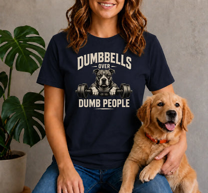 Dumbbells Bulldog Shirt