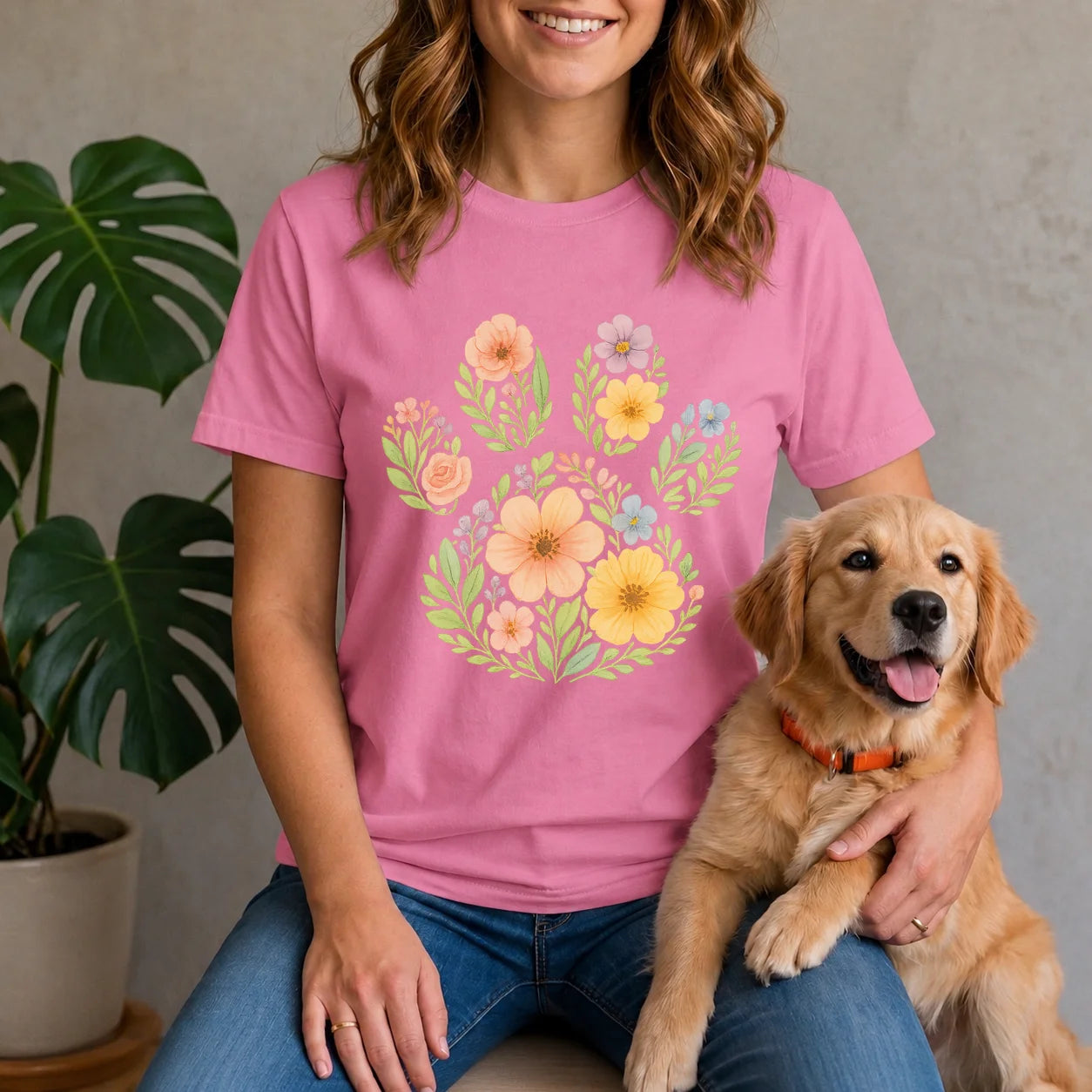 Floral Paw Shirt