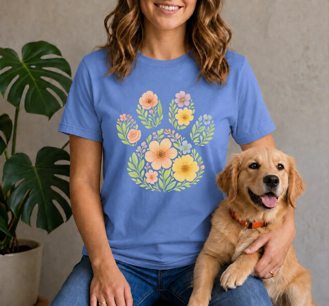 Floral Paw Shirt