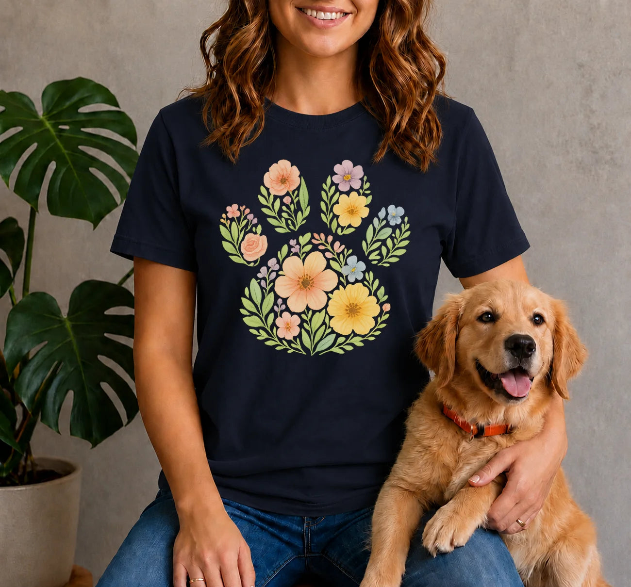 Floral Paw Shirt