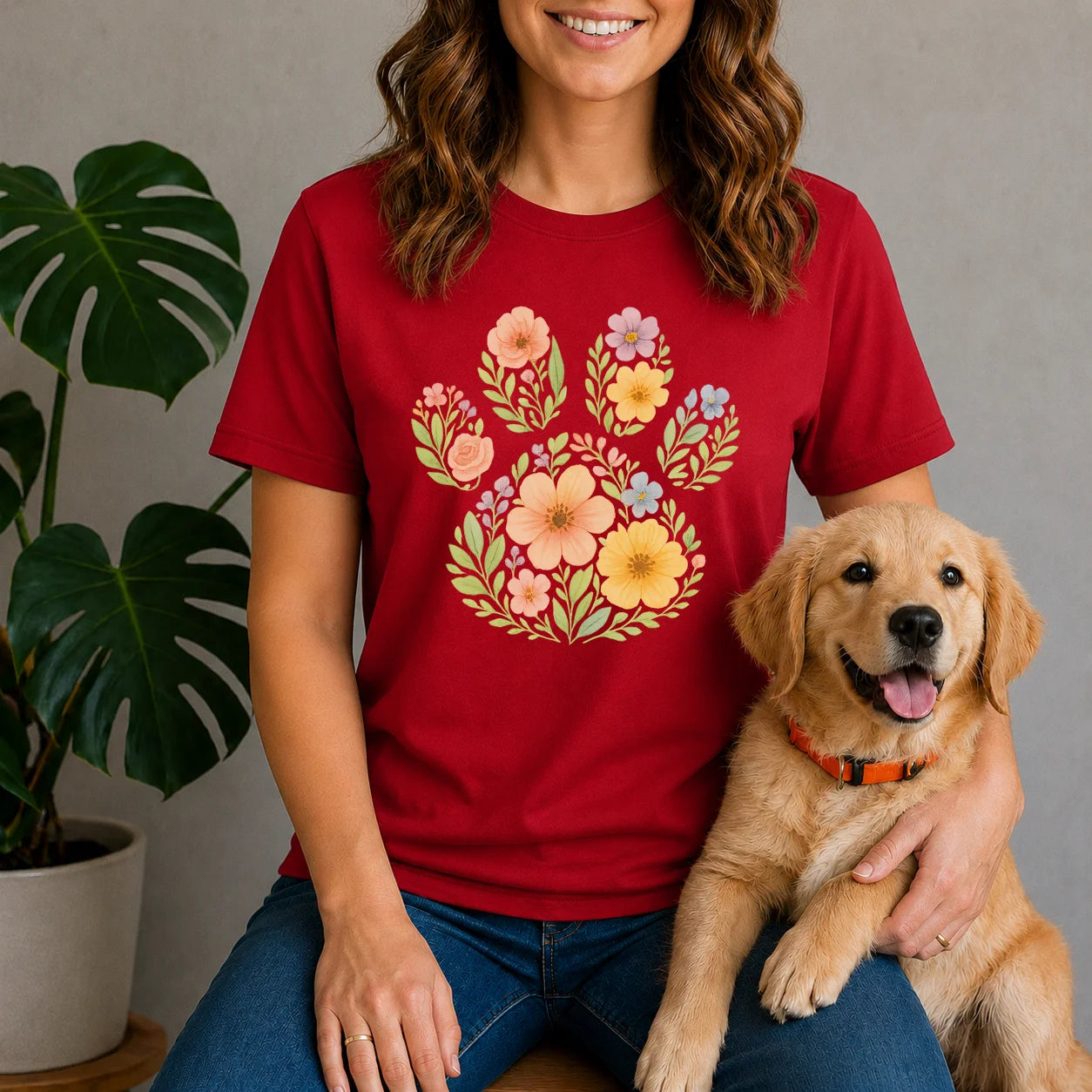 Floral Paw Shirt