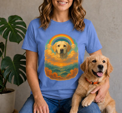 Golden Retriever Rainbow Art Shirt