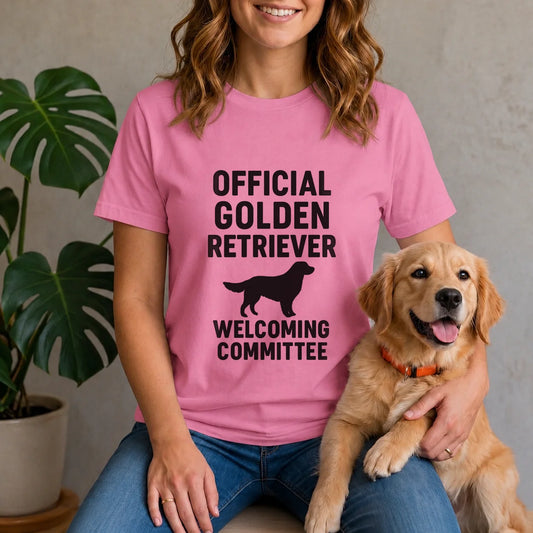 Golden Retriever Welcoming Committee Shirt