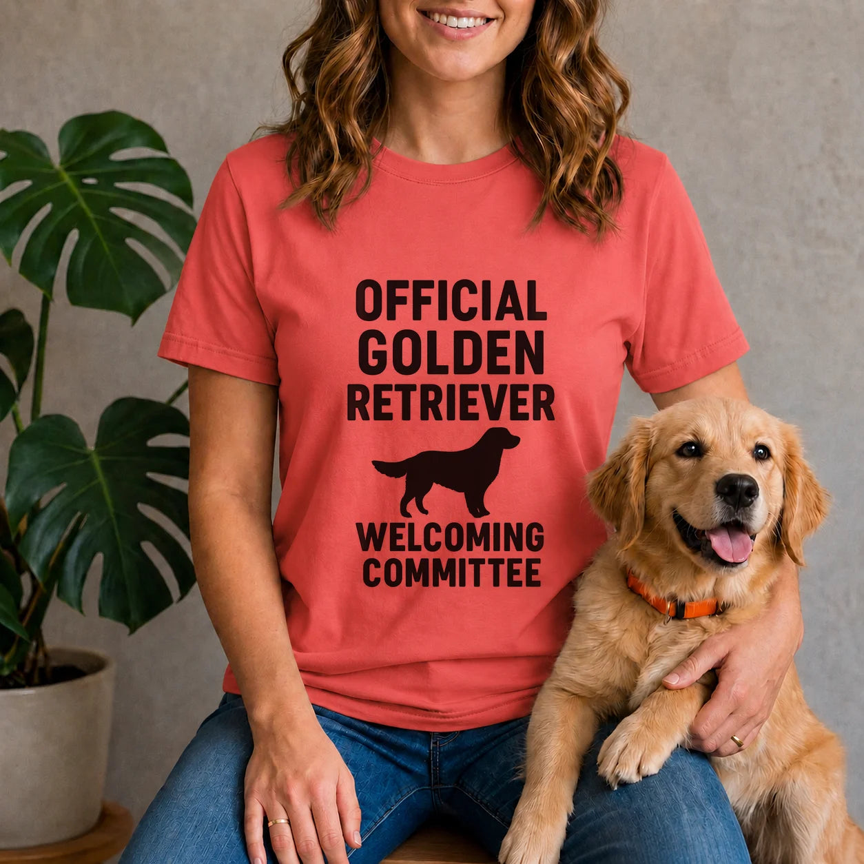 Golden Retriever Welcoming Committee Shirt