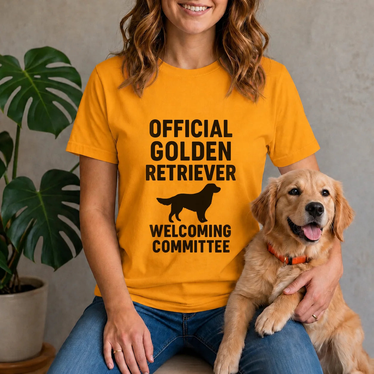 Golden Retriever Welcoming Committee Shirt