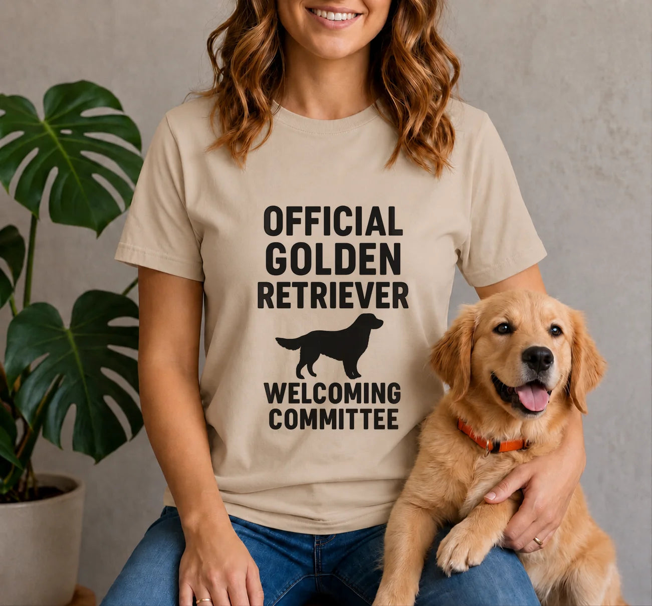 Golden Retriever Welcoming Committee Shirt