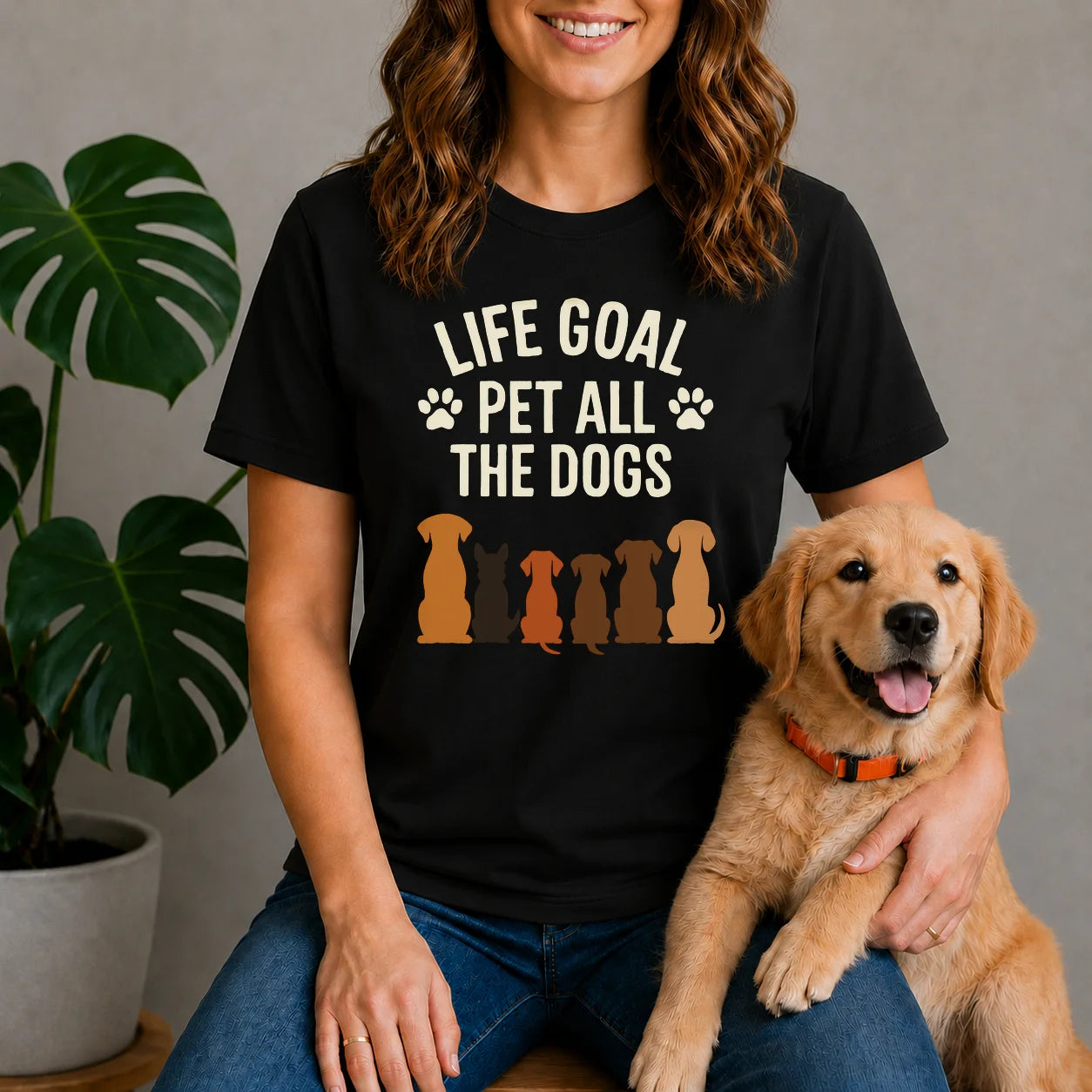 Life Goal Pet All the Dogs Shirt