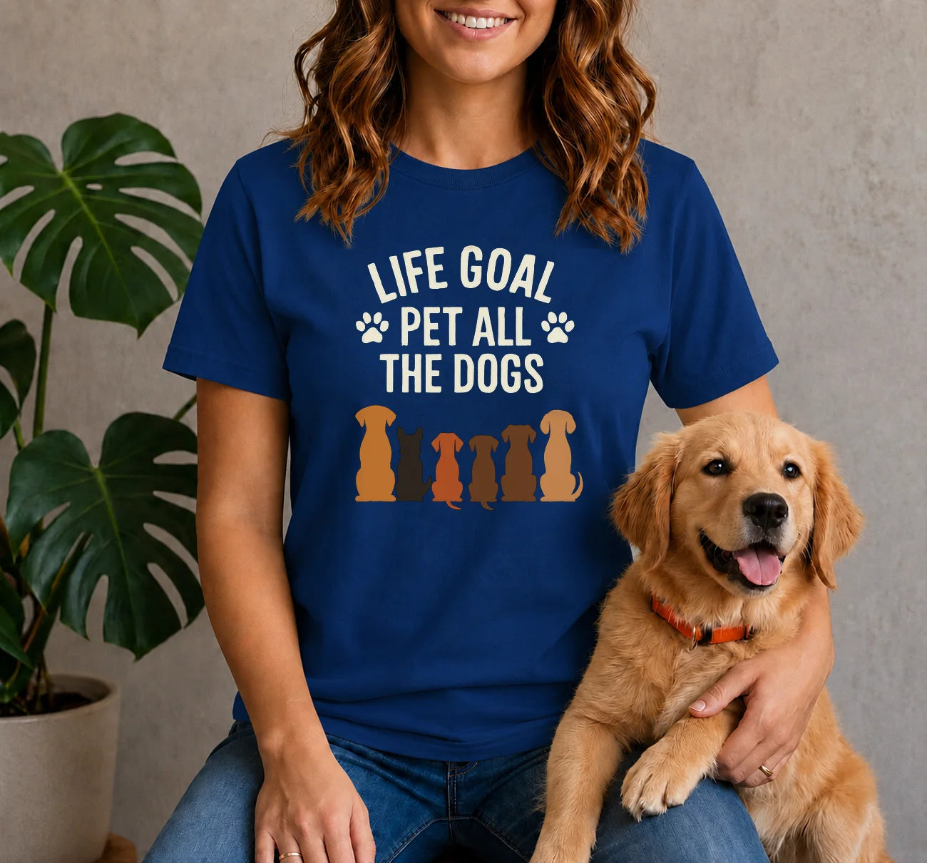 Life Goal Pet All the Dogs Shirt