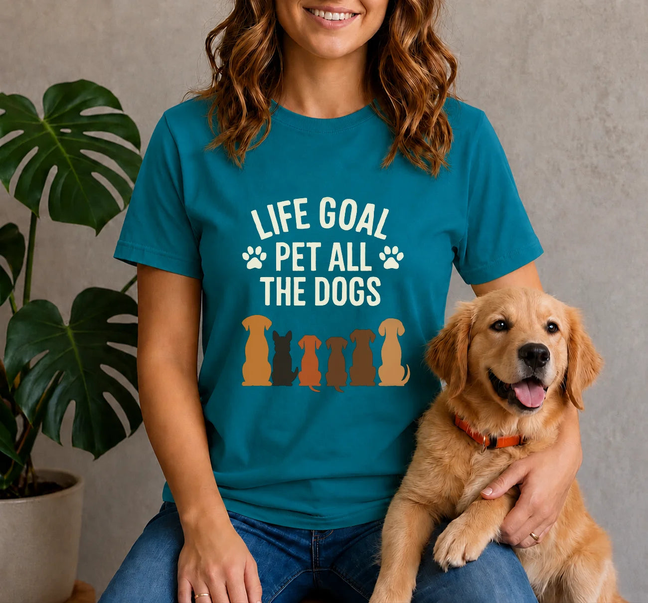 Life Goal Pet All the Dogs Shirt