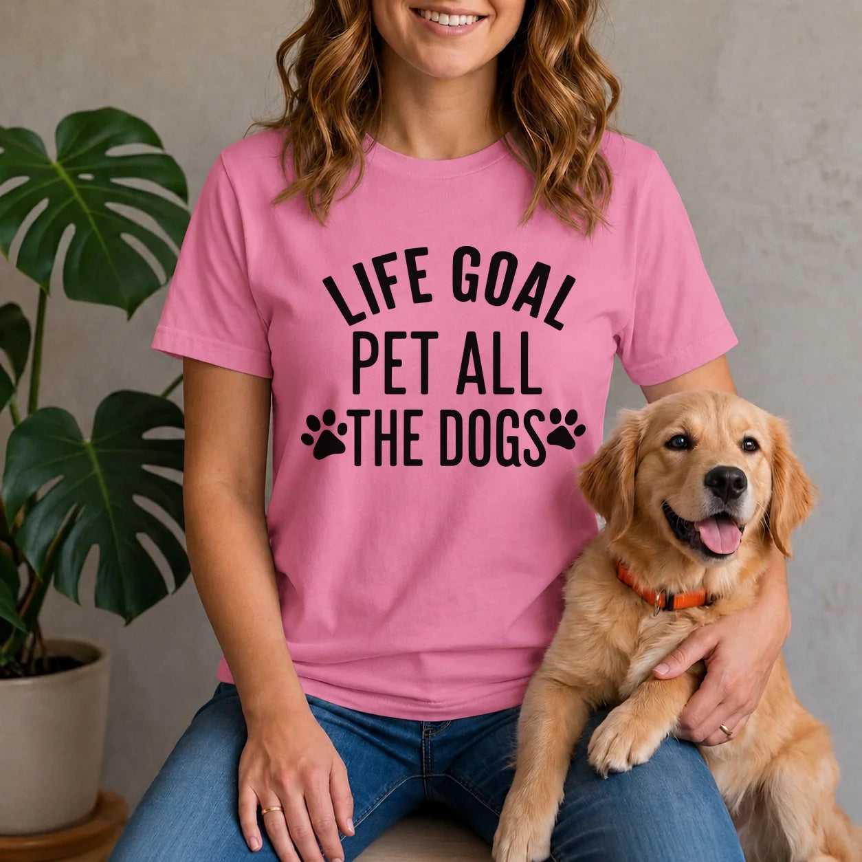 Life Goal Pet All The Dogs Shirt