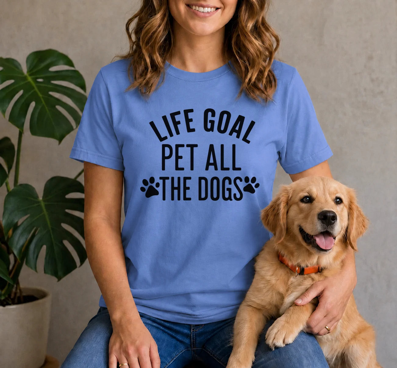 Life Goal Pet All The Dogs Shirt