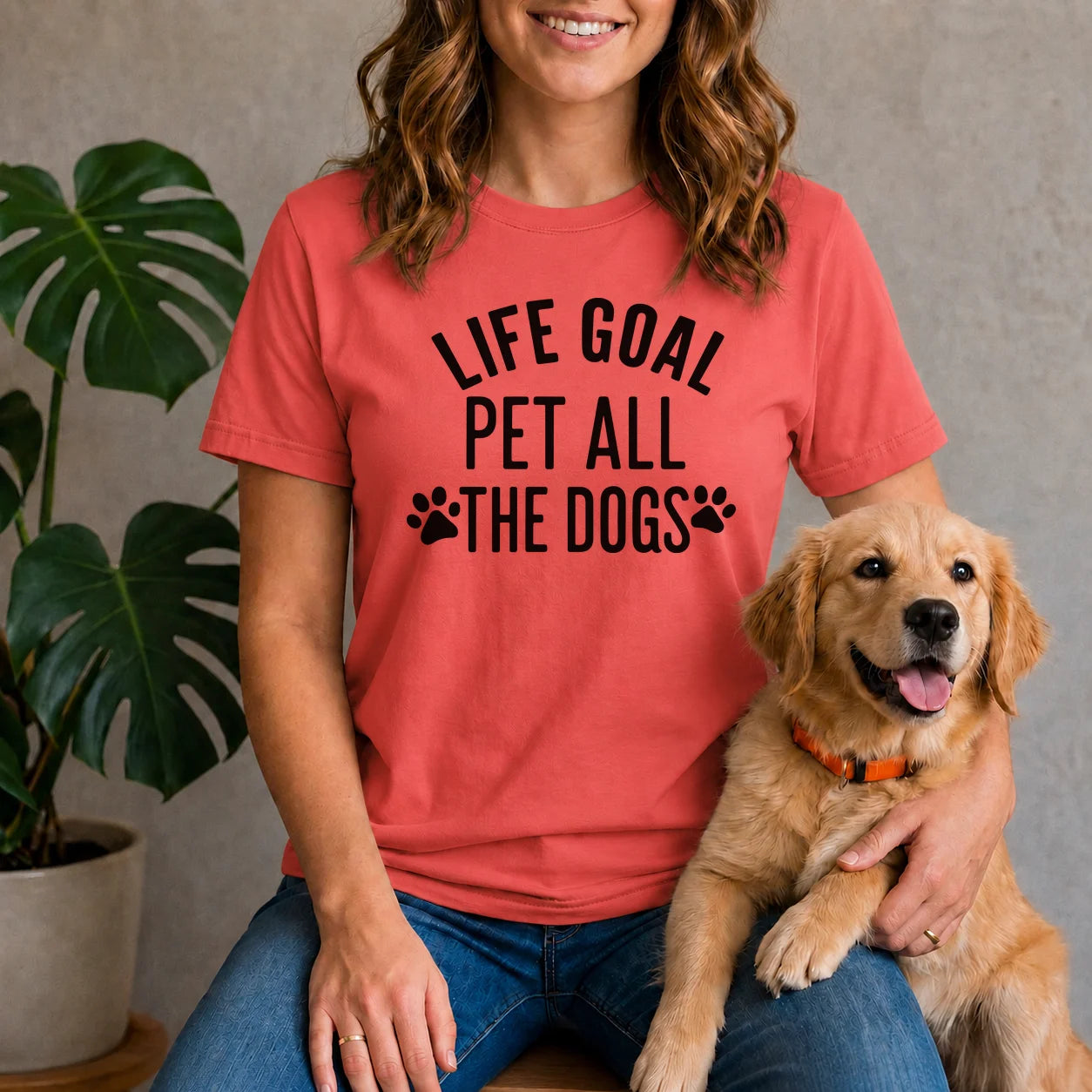 Life Goal Pet All The Dogs Shirt