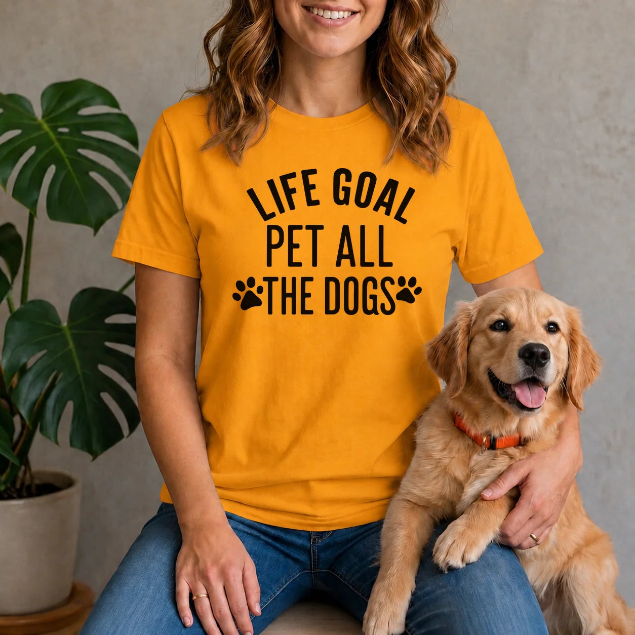 Life Goal Pet All The Dogs Shirt