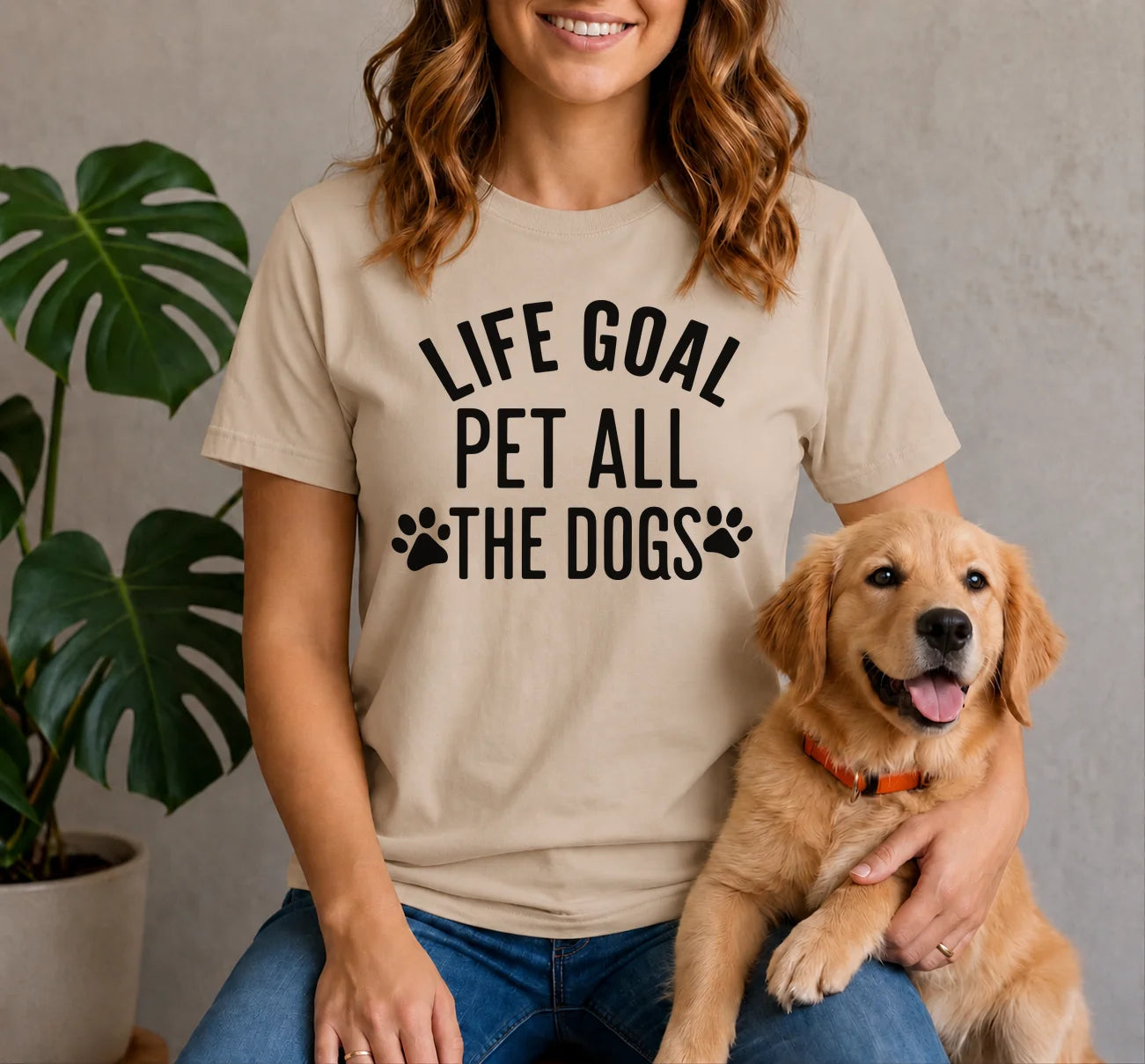 Life Goal Pet All The Dogs Shirt