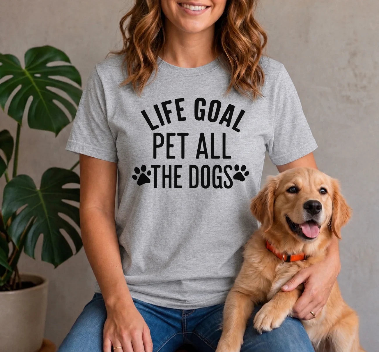 Life Goal Pet All The Dogs Shirt