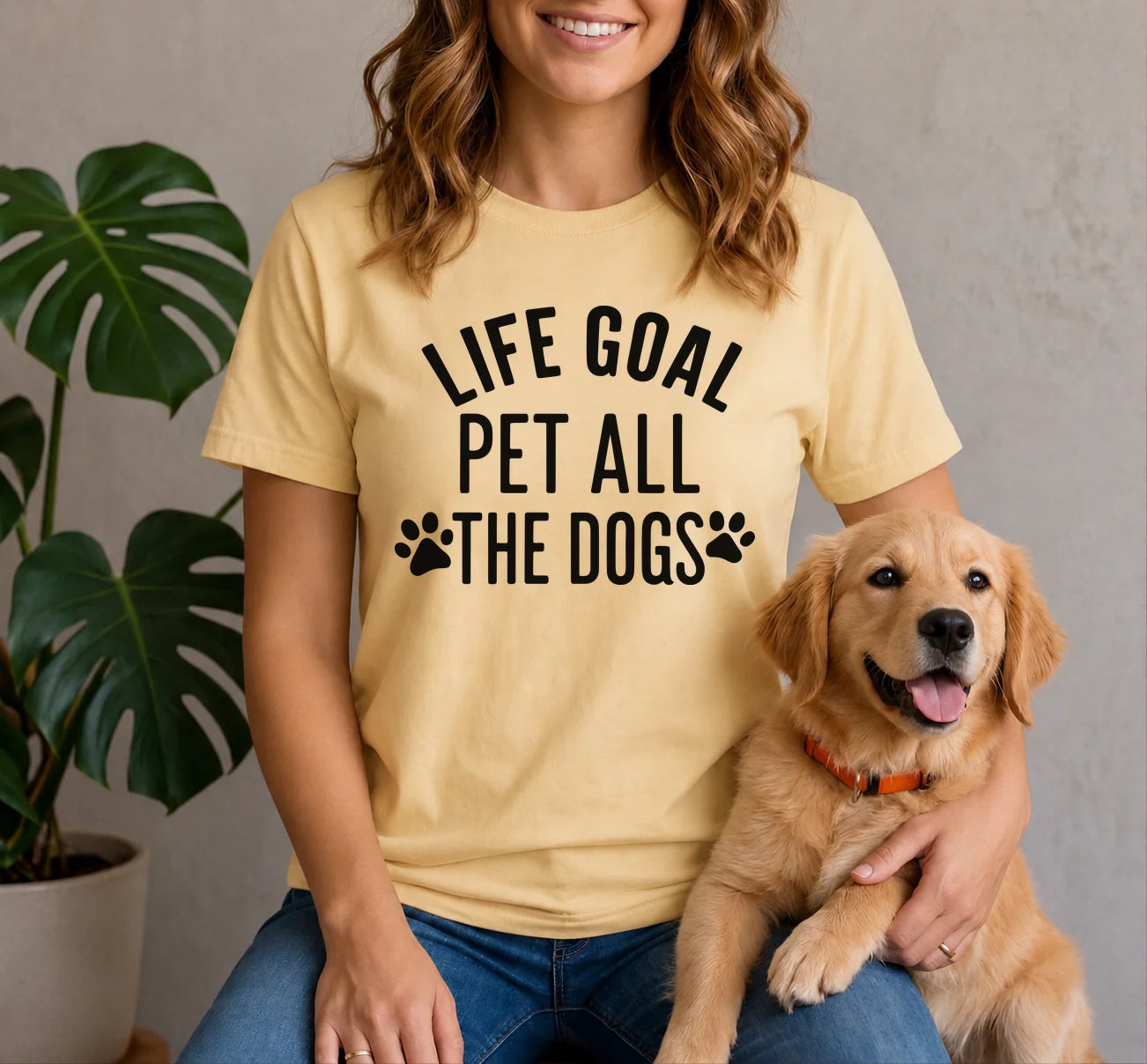 Life Goal Pet All The Dogs Shirt
