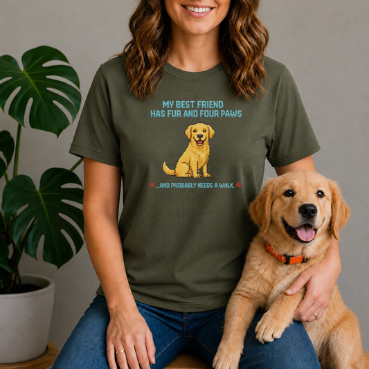 My best friend needs a walk Shirt