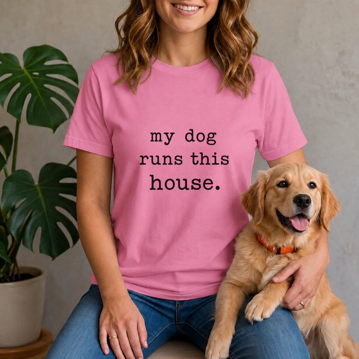 My Dog Runs This House Shirt