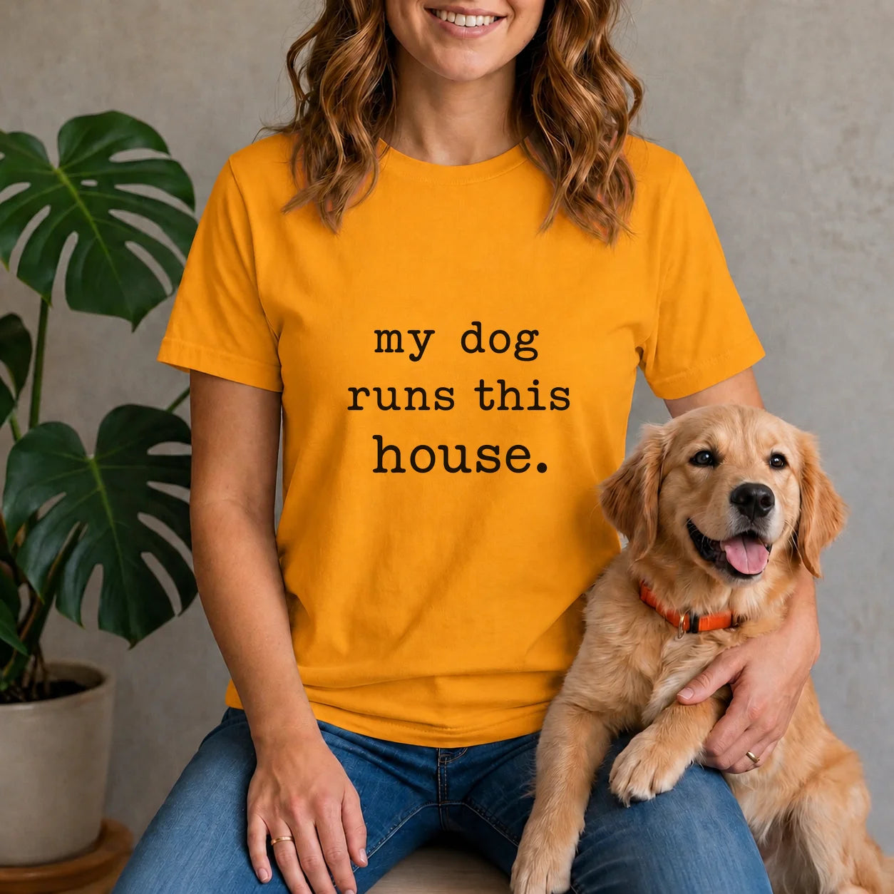 My Dog Runs This House Shirt