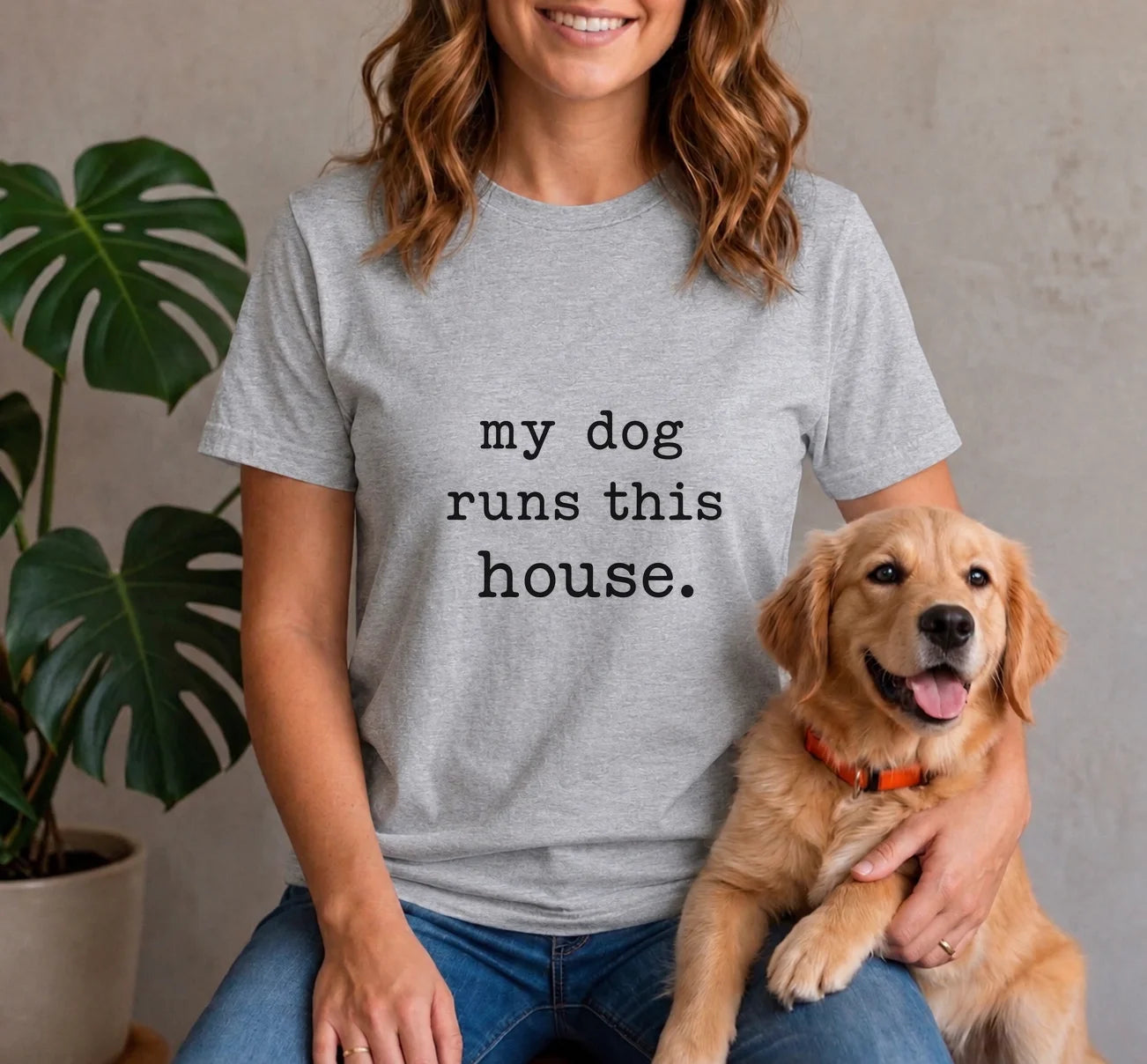 My Dog Runs This House Shirt