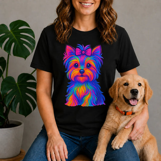 Neon Yorkie Shirt
