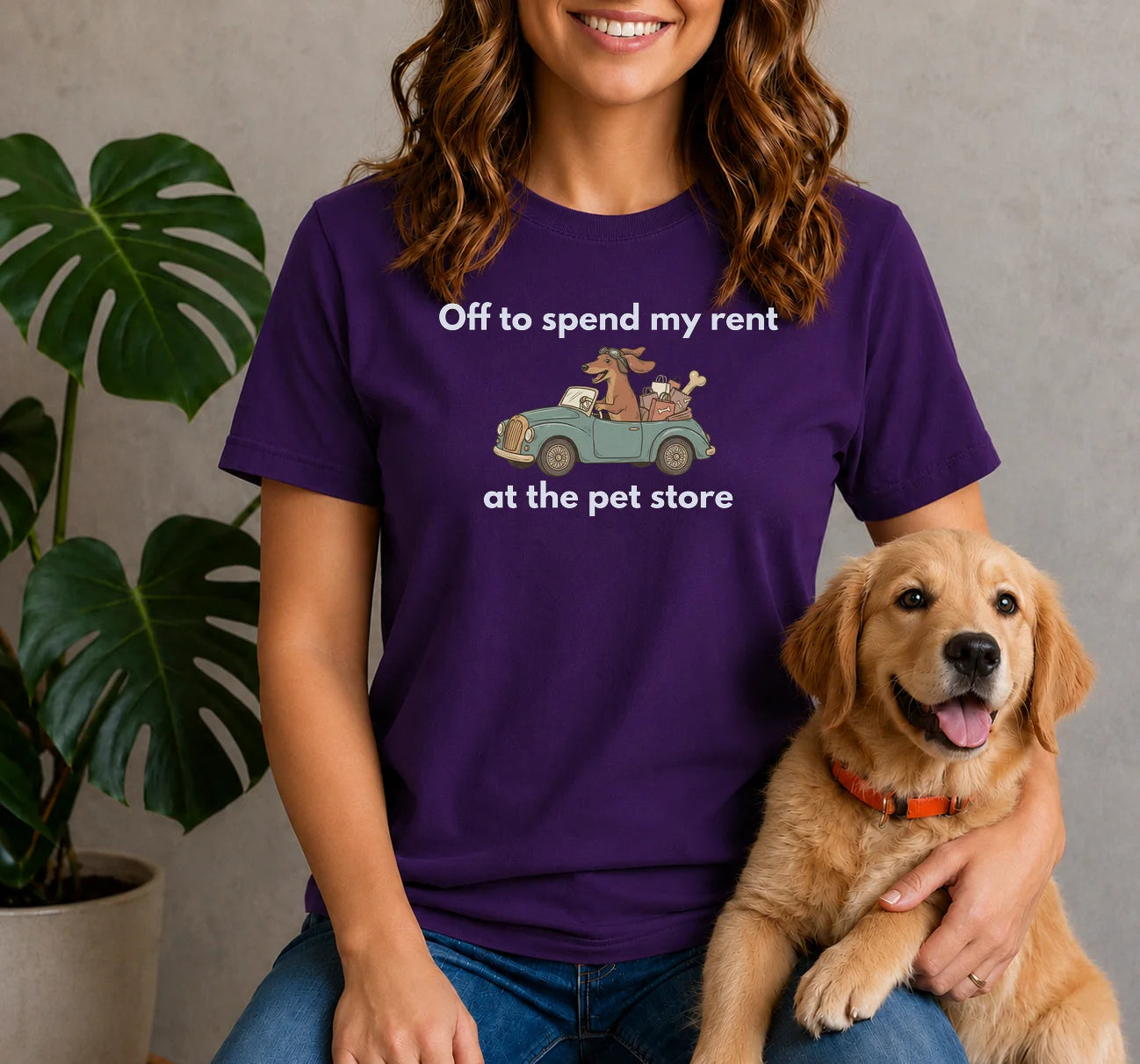 Off to Spend My Rent at the Pet Store Shirt