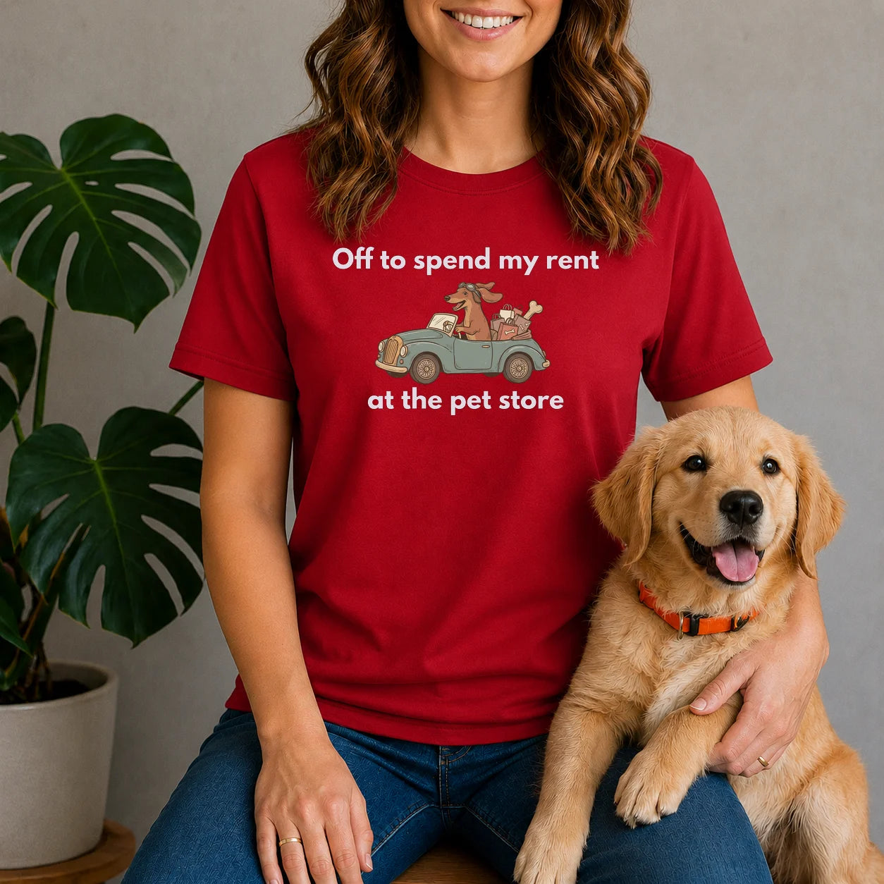 Off to Spend My Rent at the Pet Store Shirt