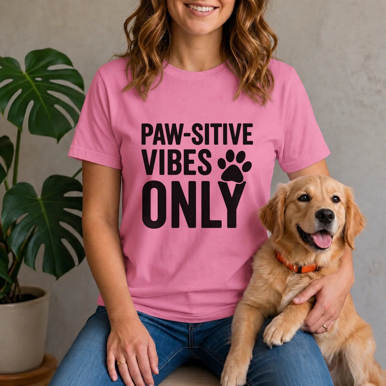 Pawsitive Vibes Only Shirt
