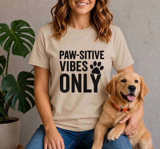 Pawsitive Vibes Only Shirt