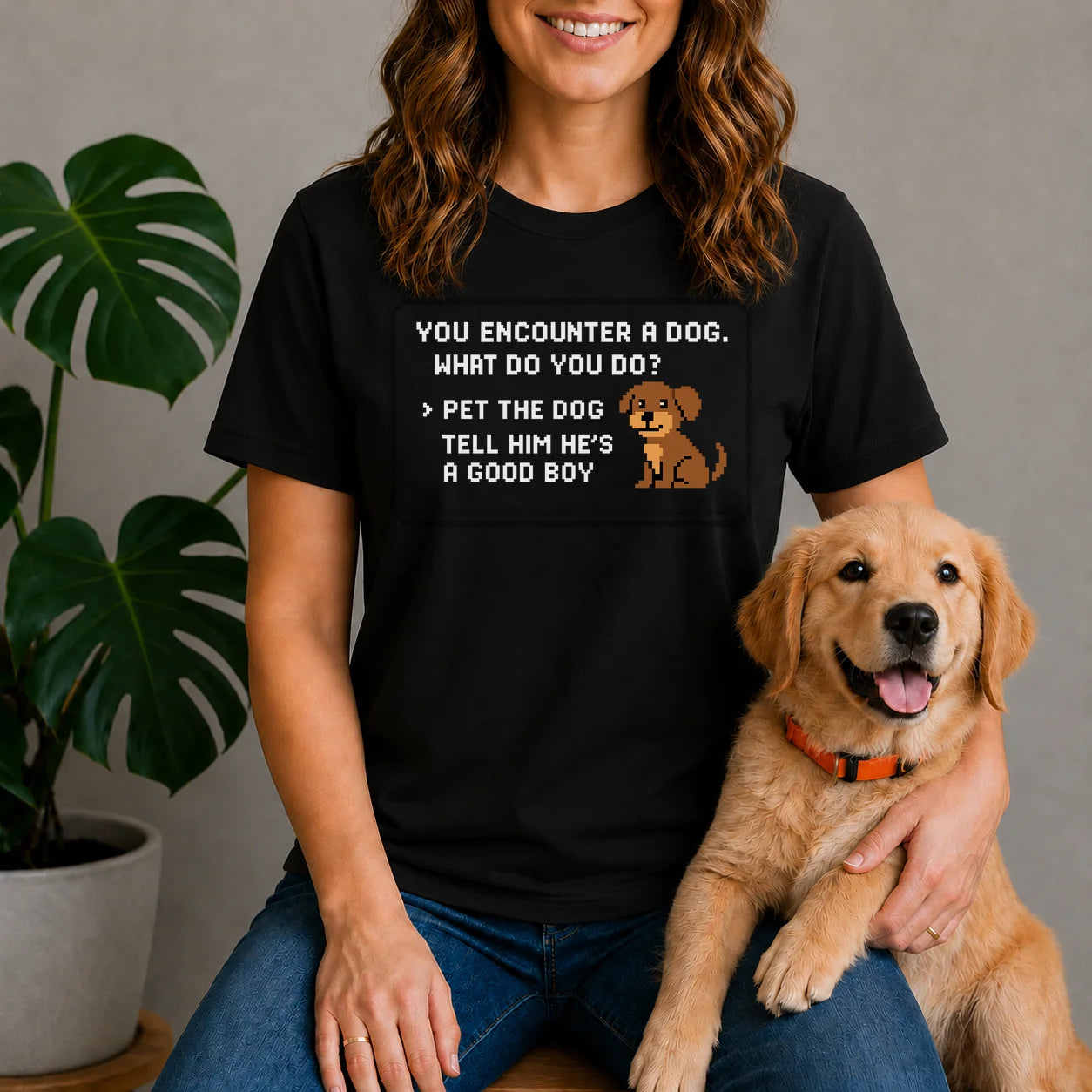 Pixel Dog Shirt