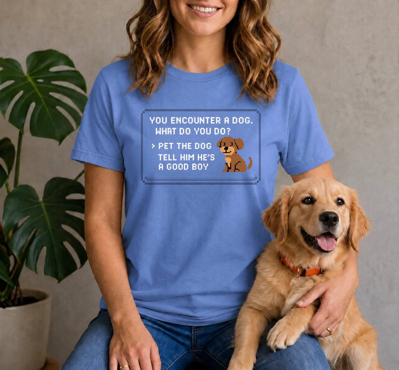 Pixel Dog Shirt