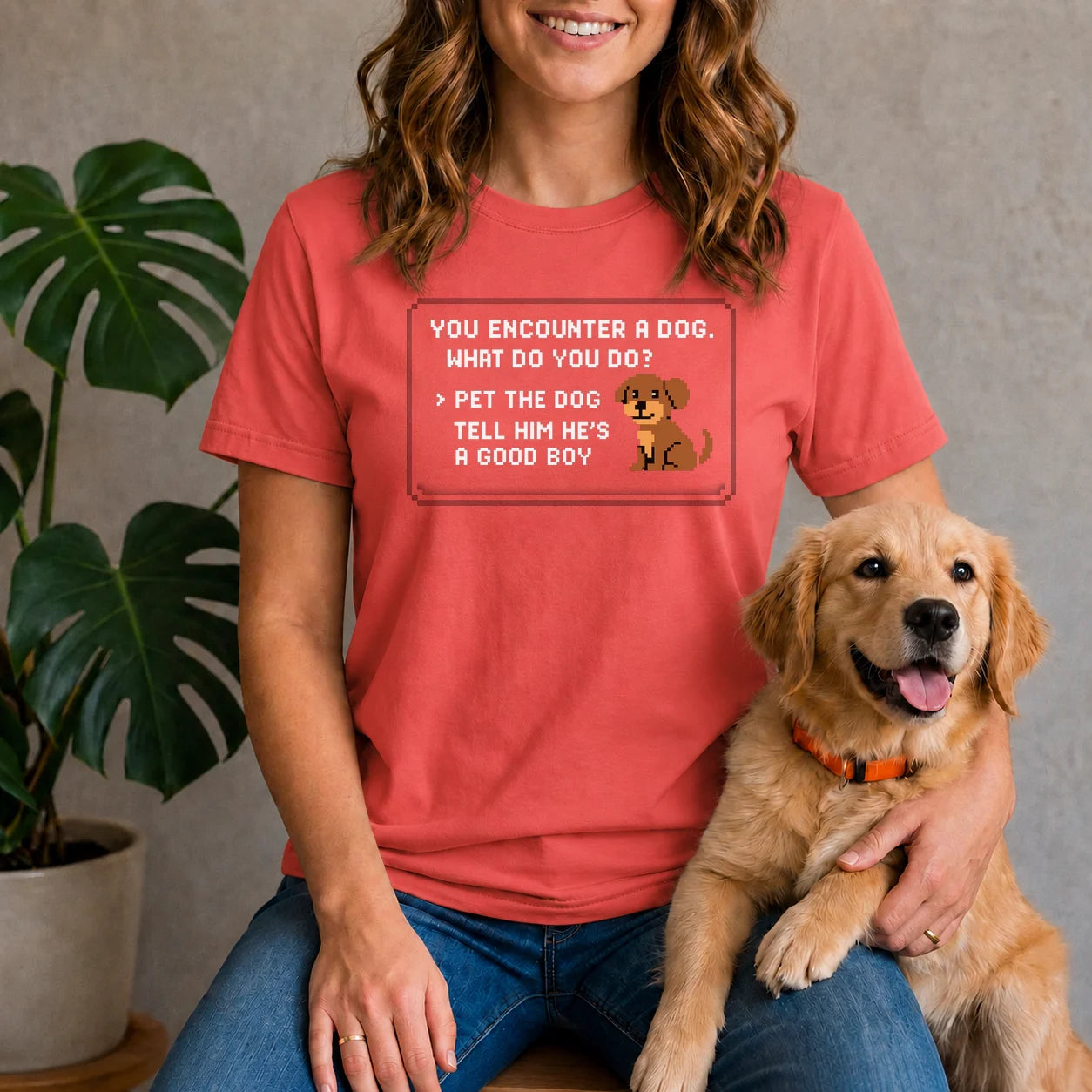 Pixel Dog Shirt