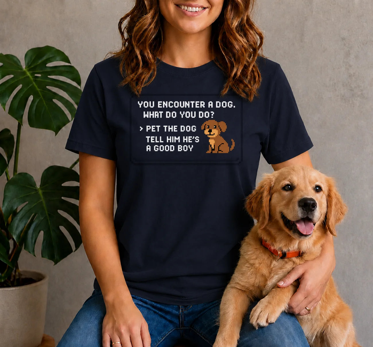 Pixel Dog Shirt