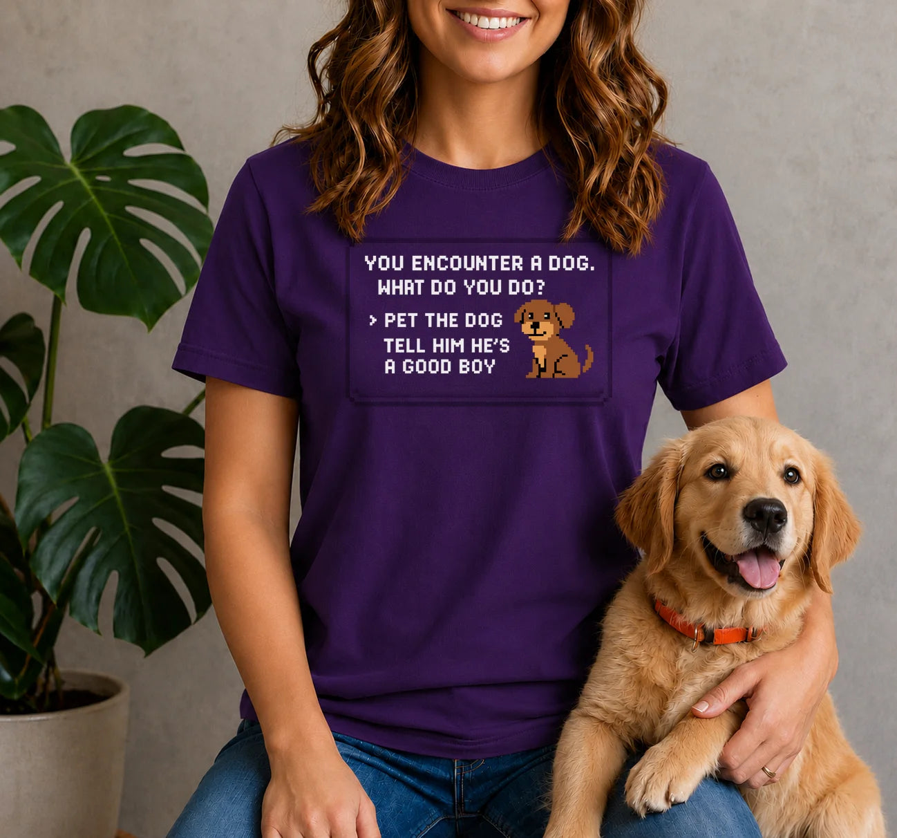 Pixel Dog Shirt