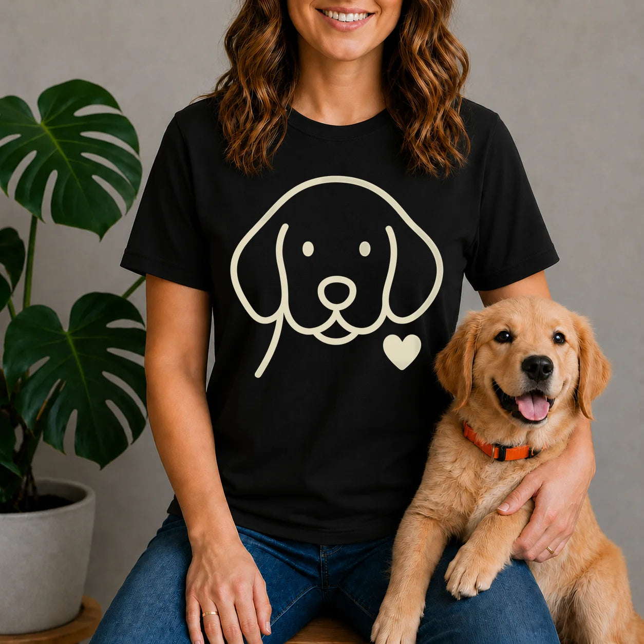 Golden Love Silhouette Shirt