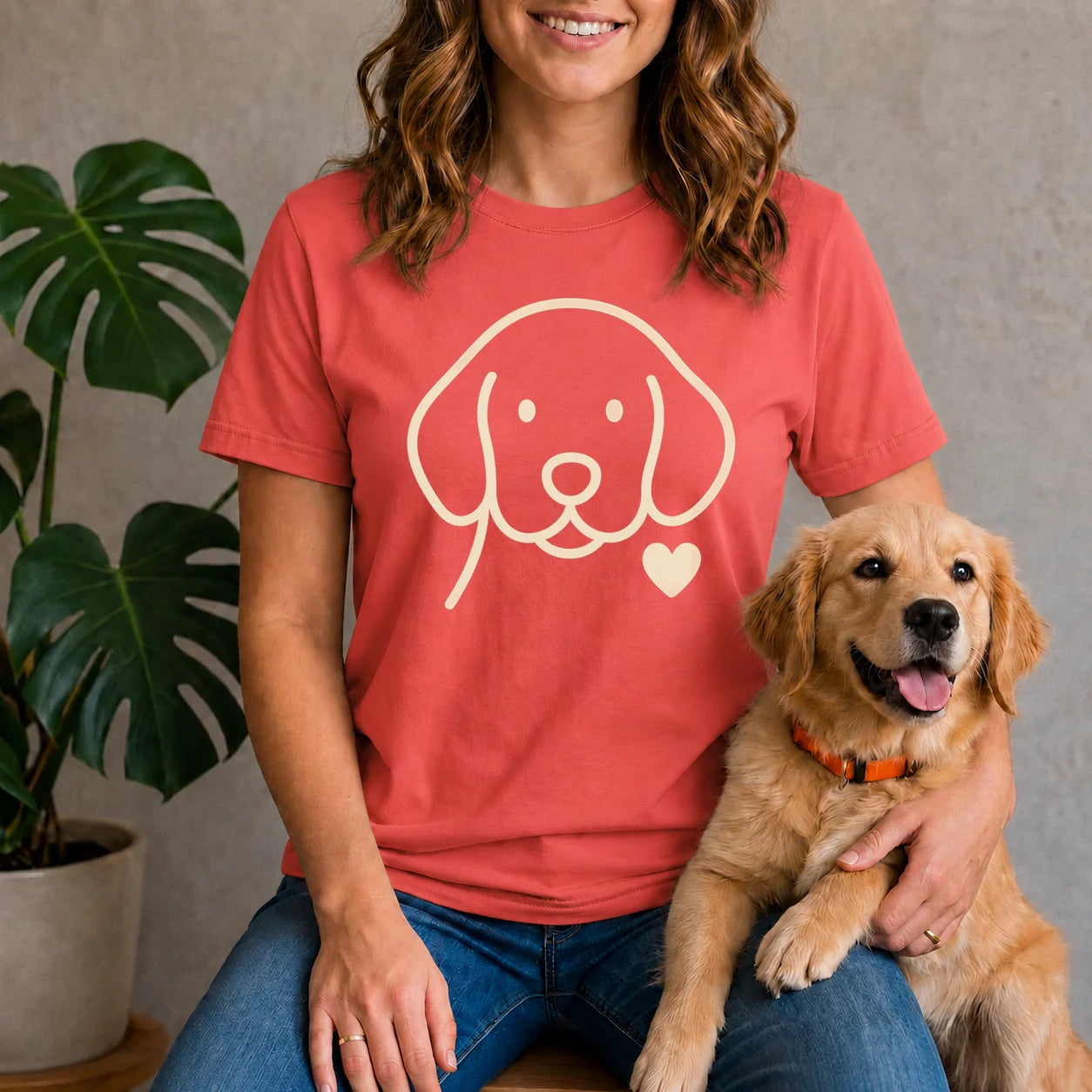 Golden Love Silhouette Shirt