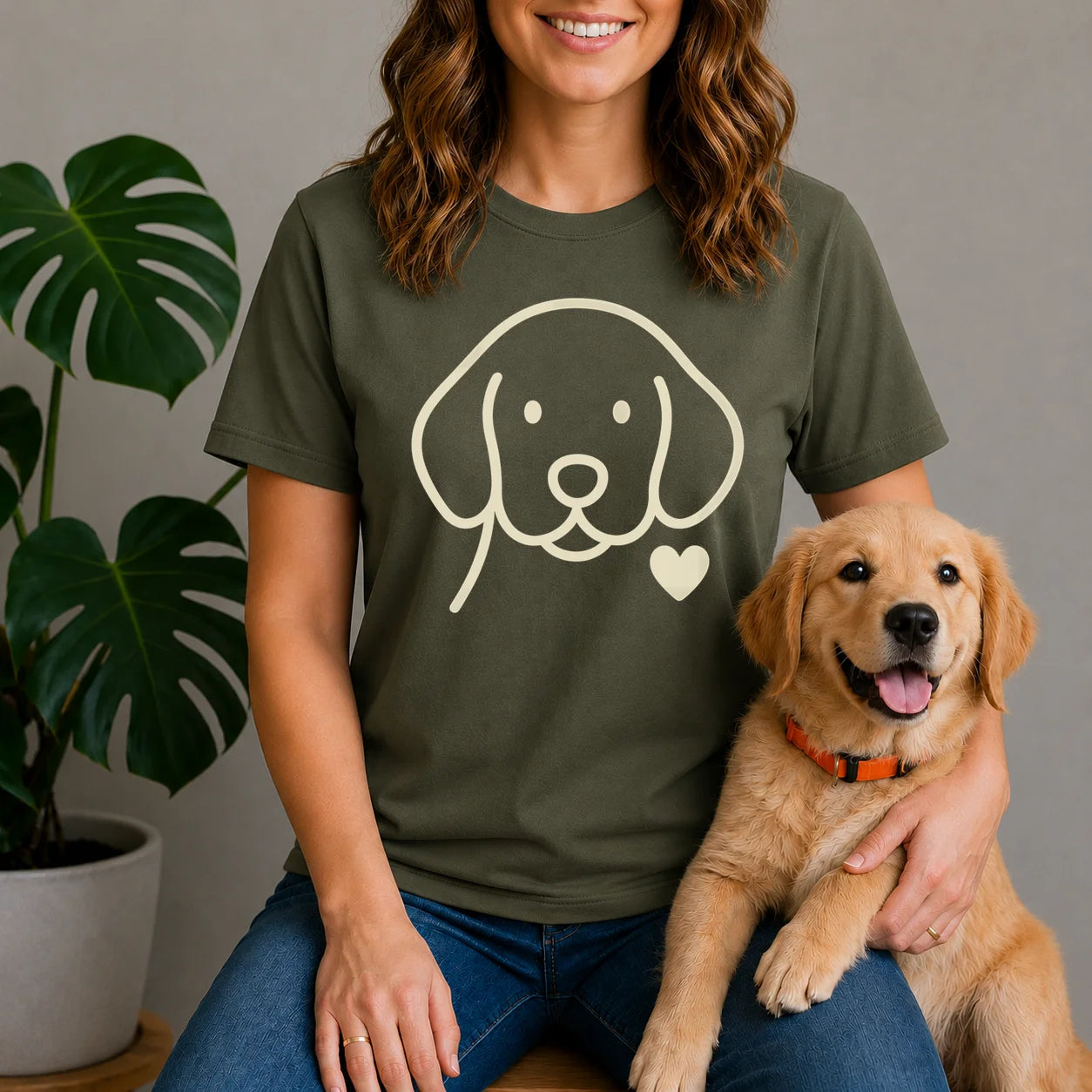 Golden Love Silhouette Shirt