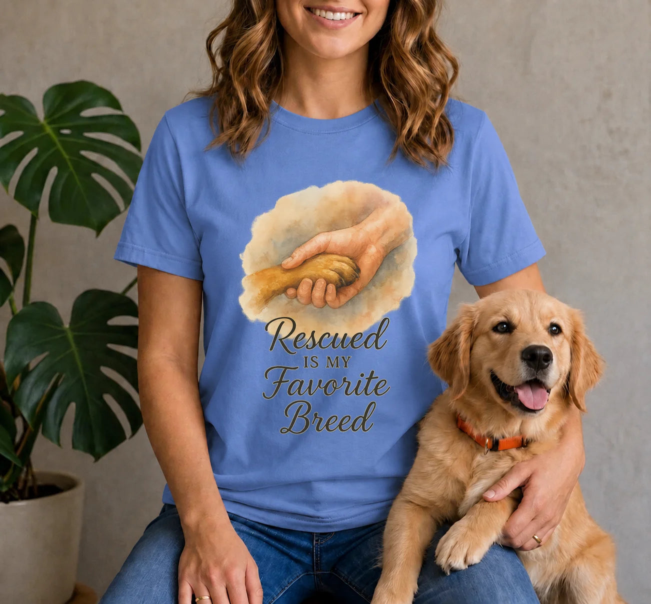 Rescued Is My Favorite Breed Shirt