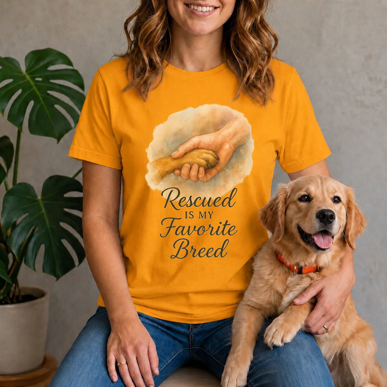 Rescued Is My Favorite Breed Shirt
