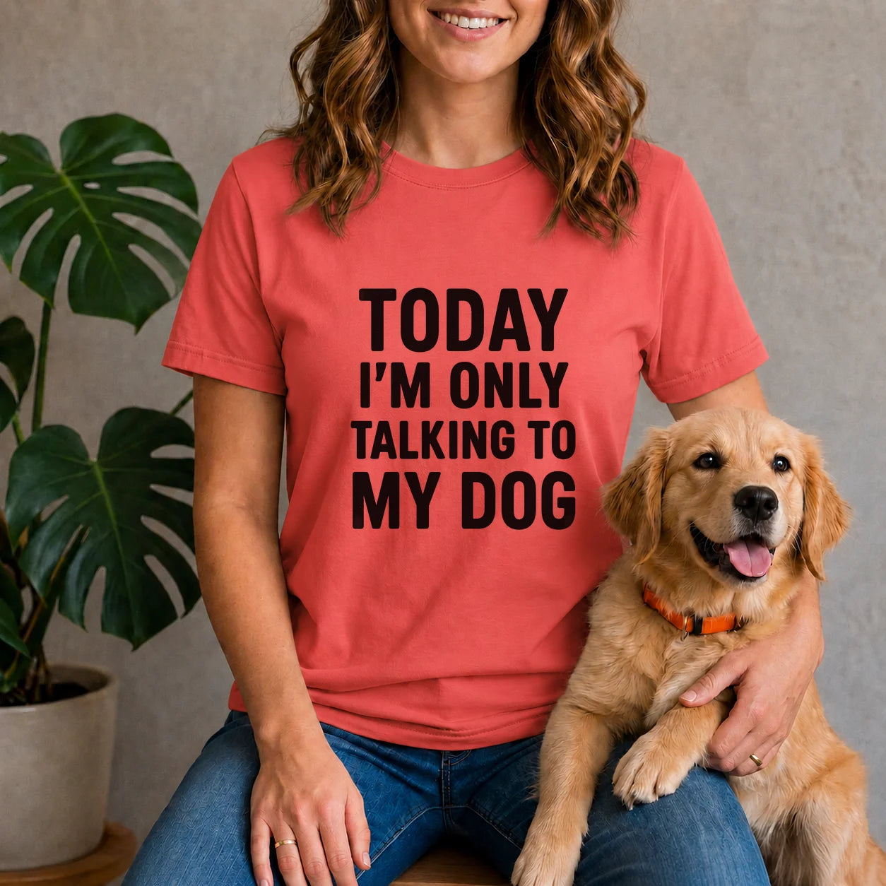 Today I'm Only Talking To My Dog Shirt