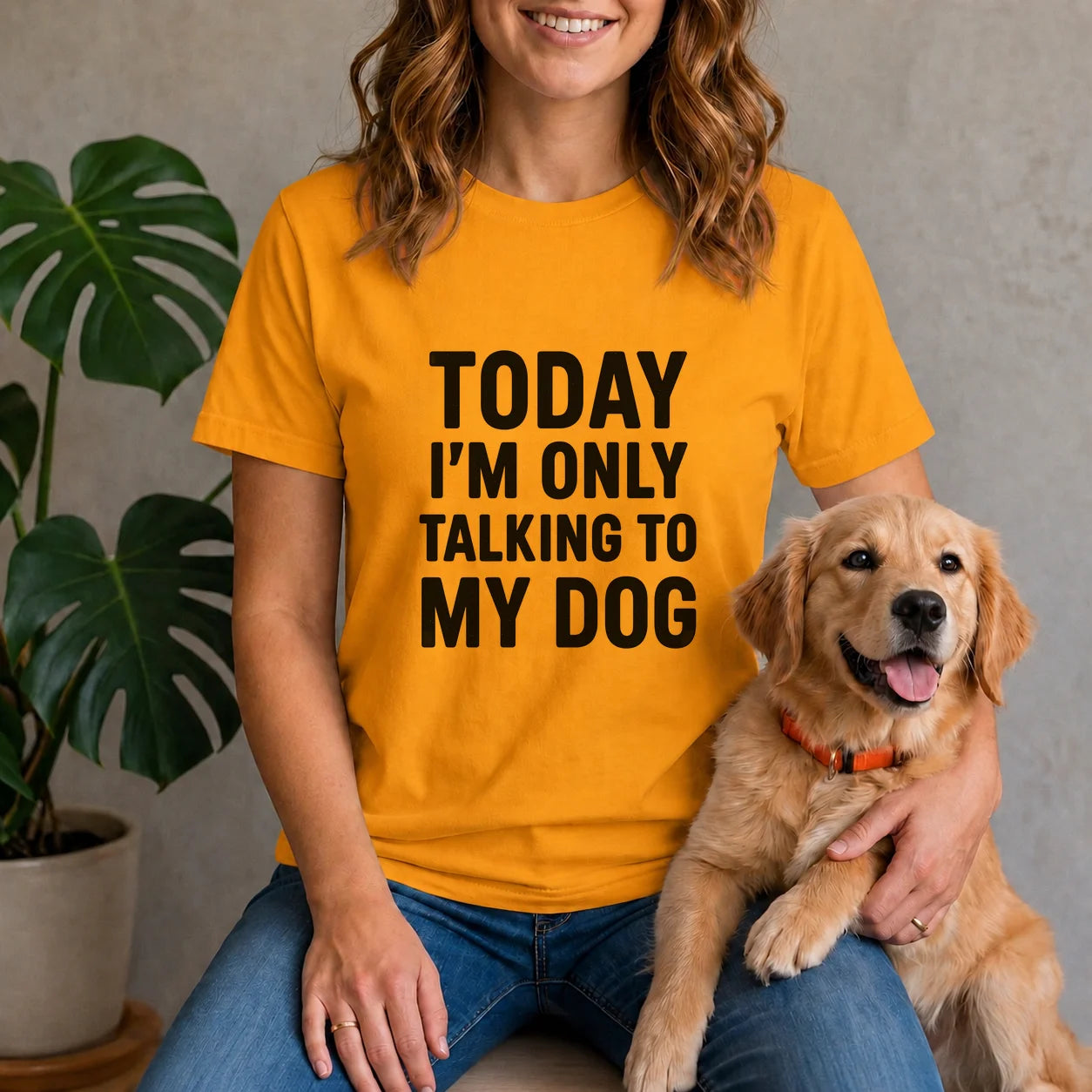 Today I'm Only Talking To My Dog Shirt