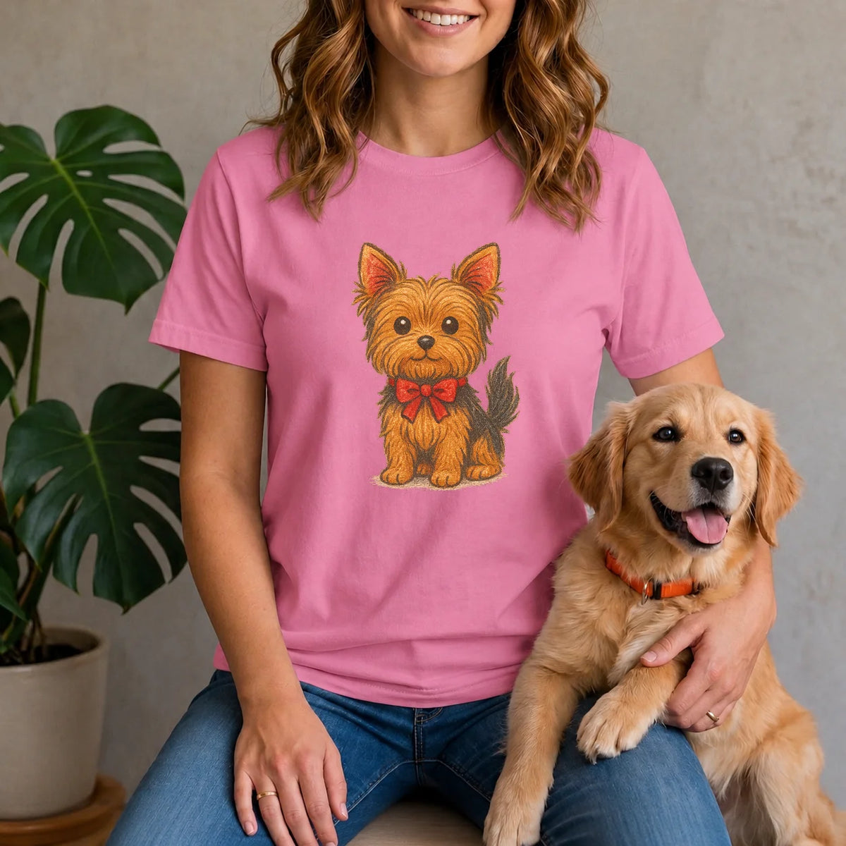 Yorkie Bow Shirt