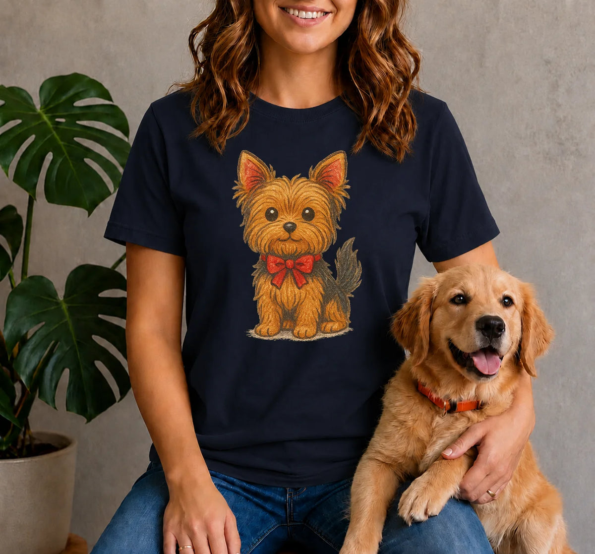 Yorkie Bow Shirt